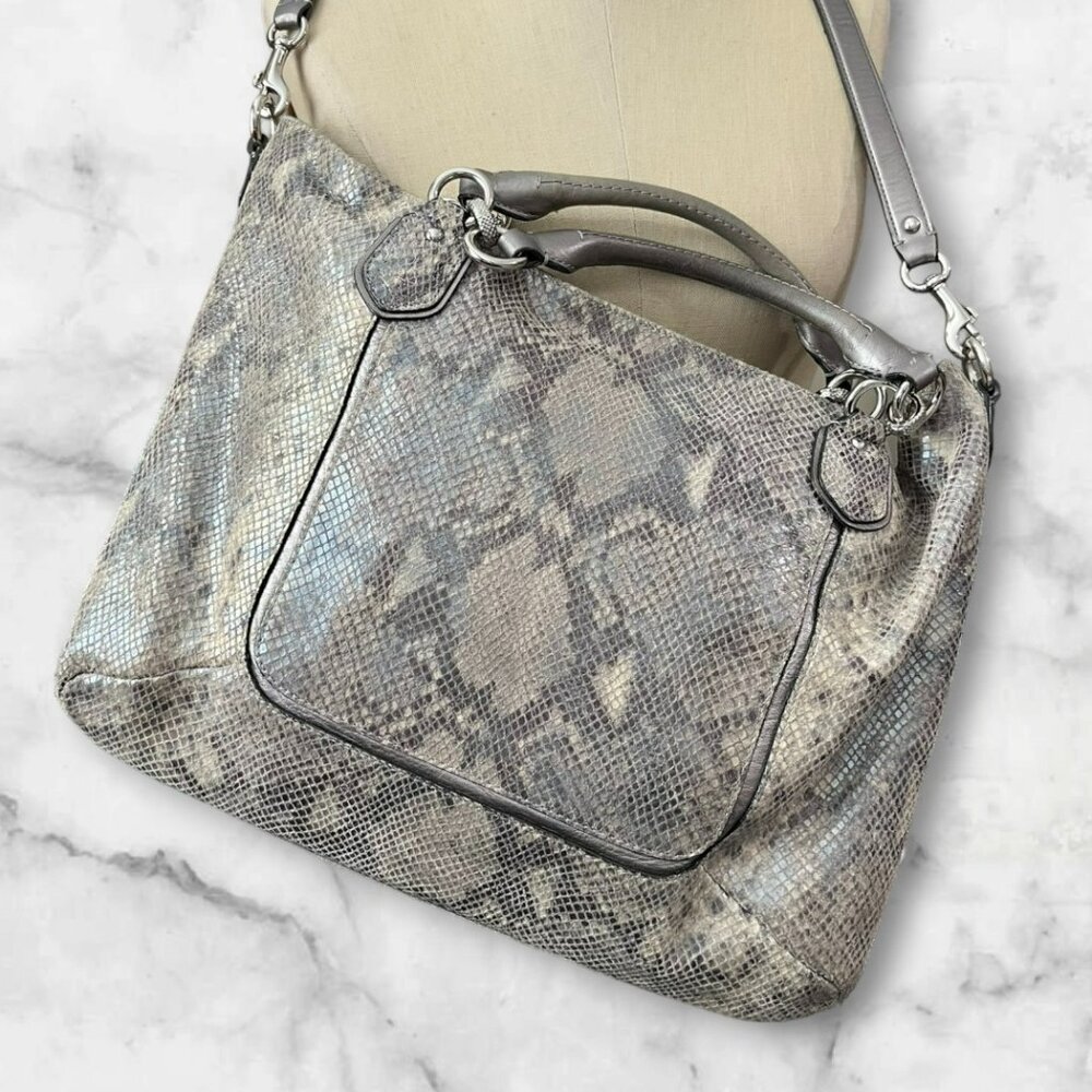 Coach Campbell Exotic Python Leather Izzy Fashion… - image 3